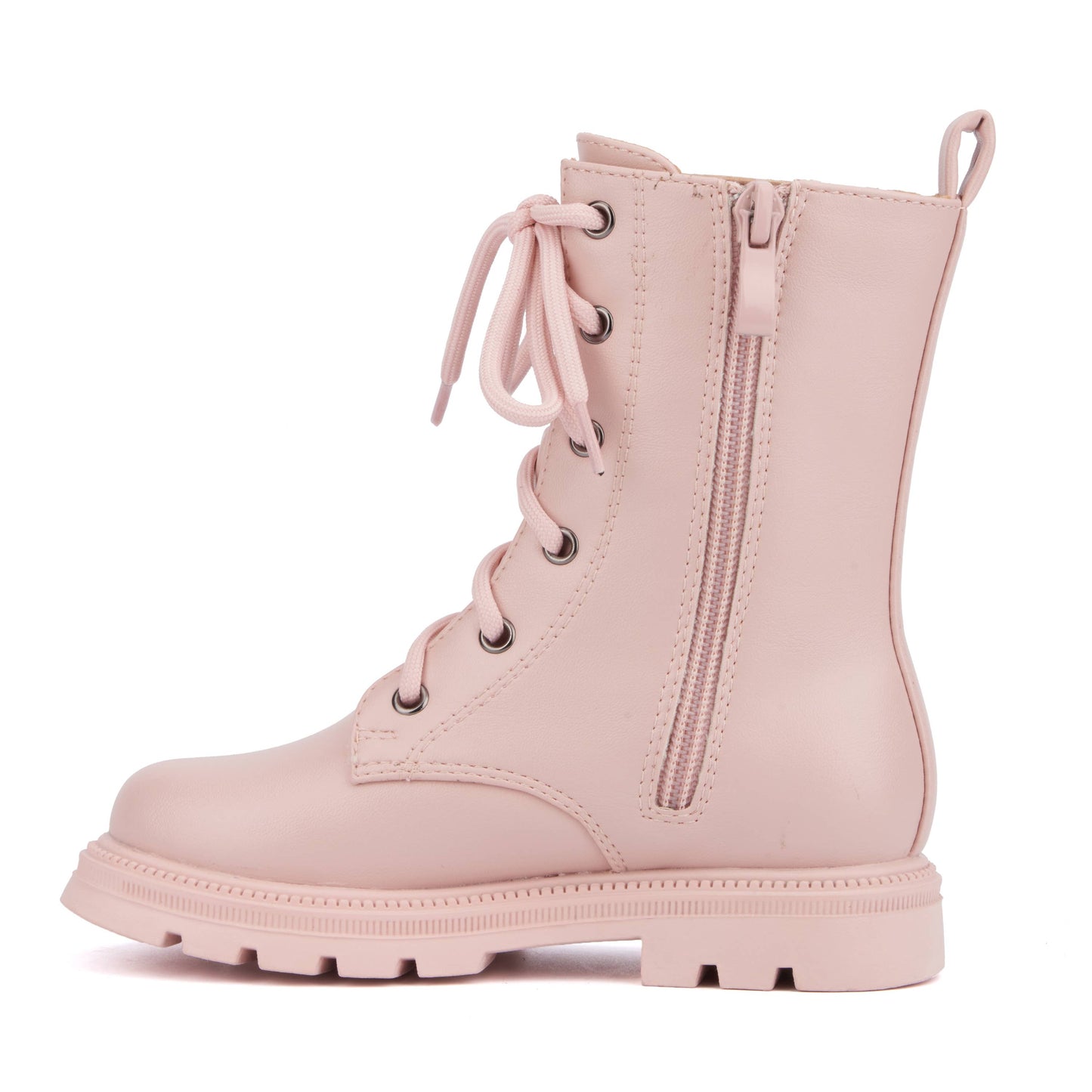 Olivia Miller Girl's Toddler Astro Girl Combat Boots: BLUSH