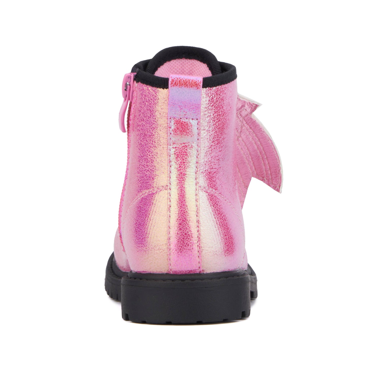 Olivia Miller Girl's Toddler Crystal Sky Combat Boots: PINK