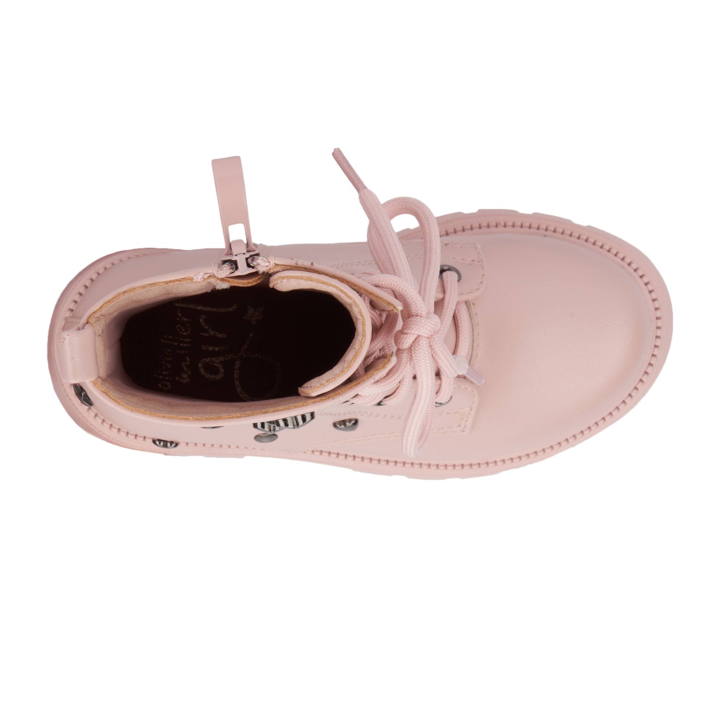 Olivia Miller Girl's Toddler Astro Girl Combat Boots: BLUSH