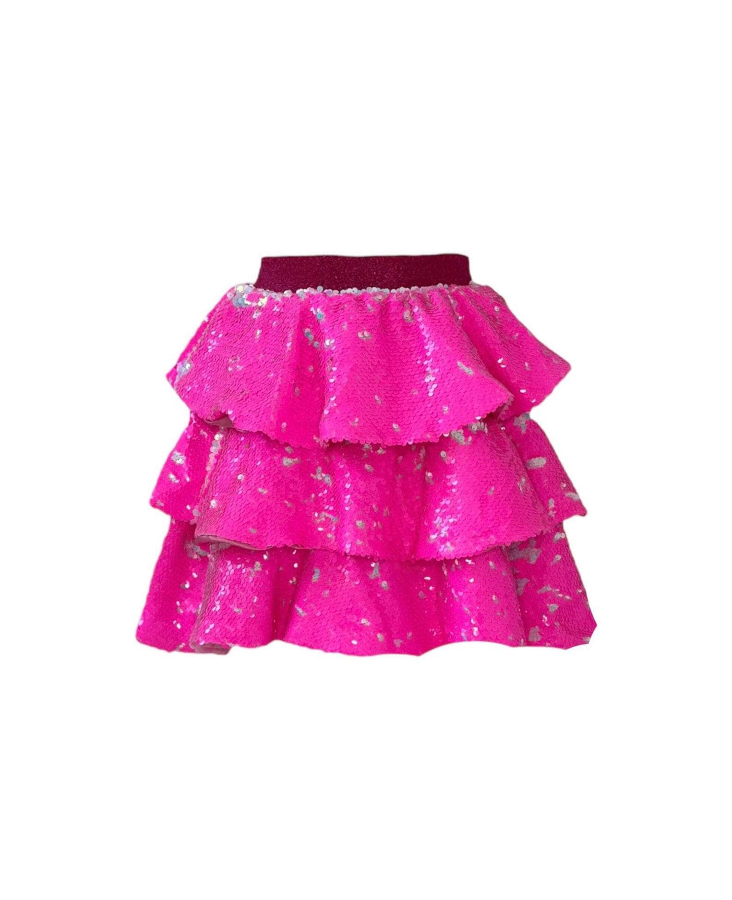 Hot Pink Three Tier Skirt