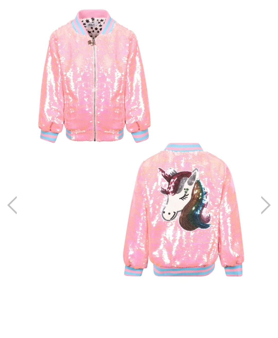Pretty in Pink Unicorn Sequin Set