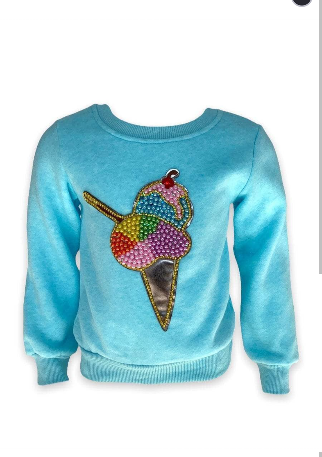Rainbow Pearls Ice Cream Sweatshirt