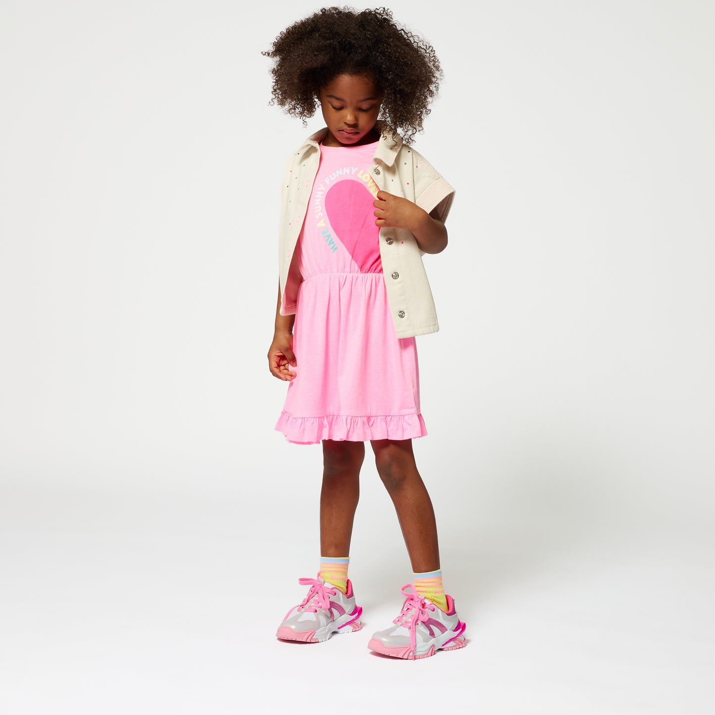 BillieBlush Paneled Sneakers