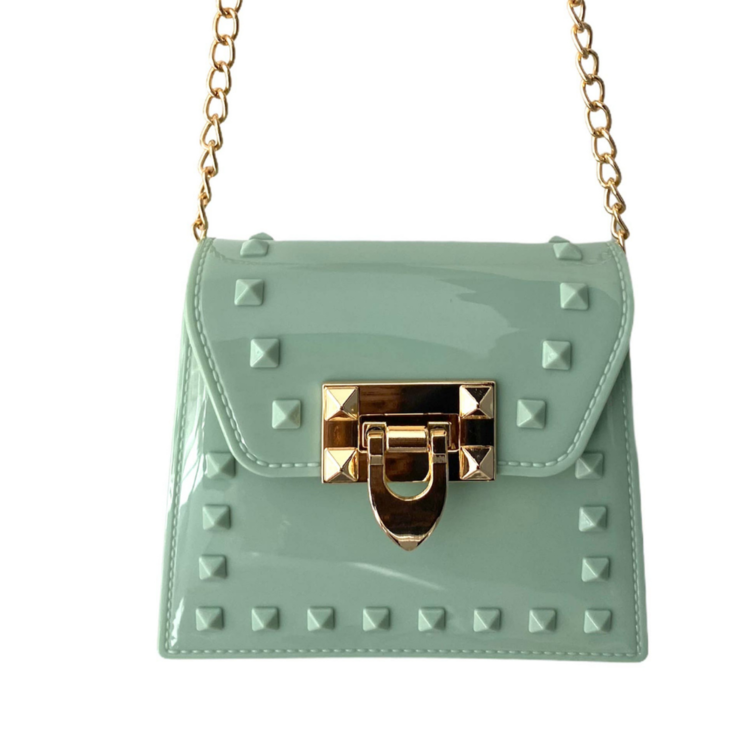 Jelly stud Green bag