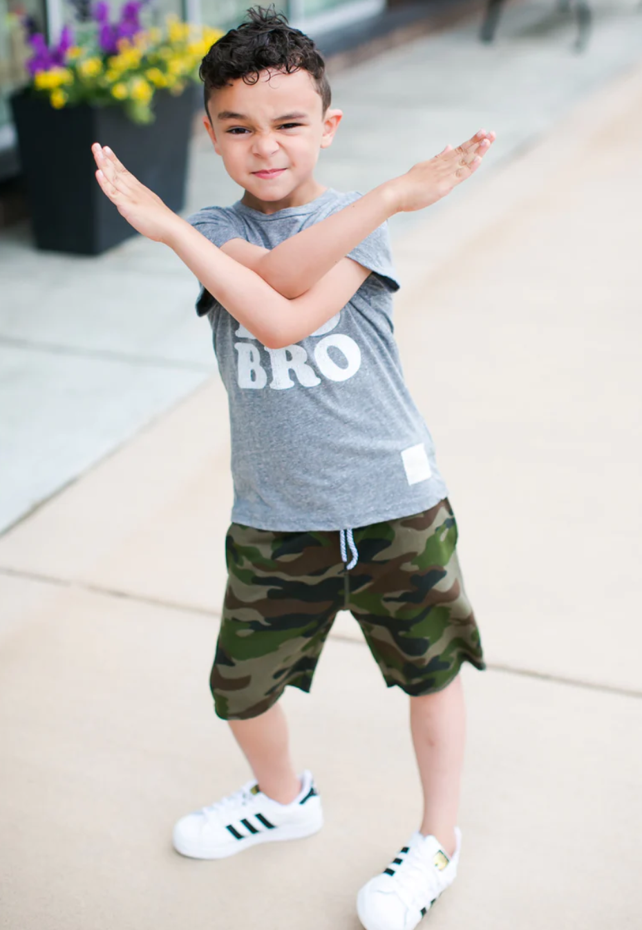CAMP SHORTS GREEN CAMO