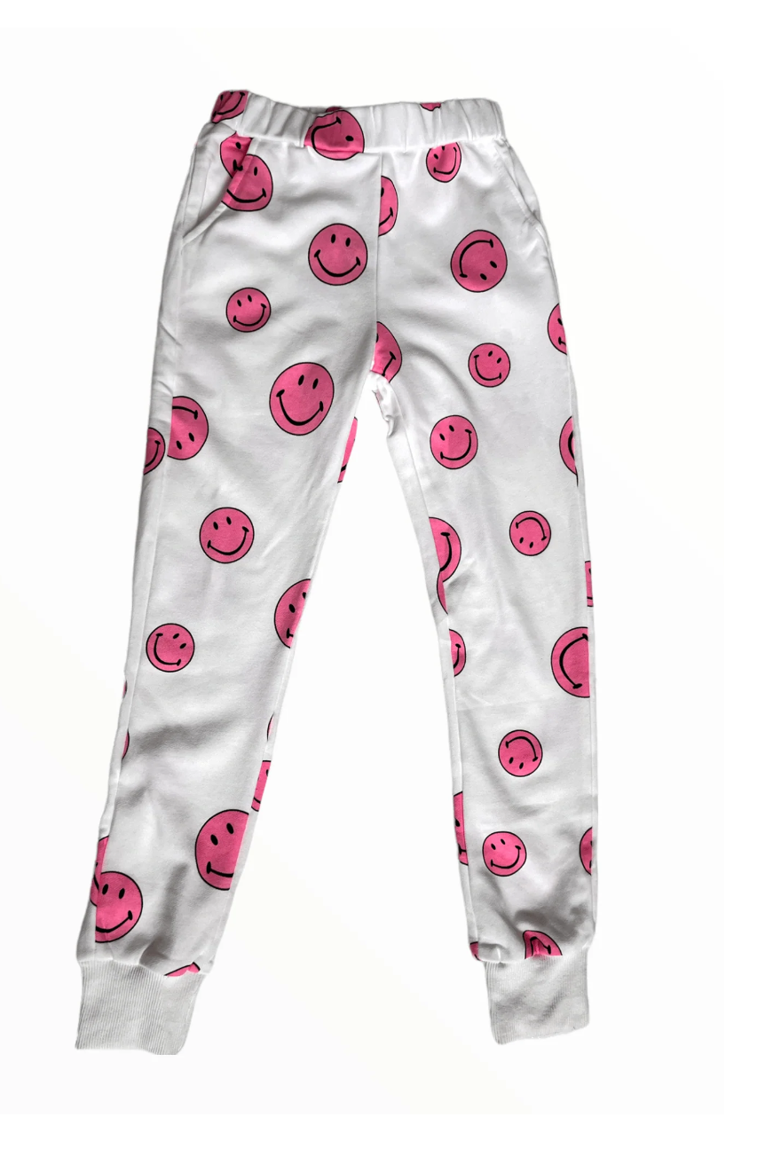 Pink Emoji Jogger
