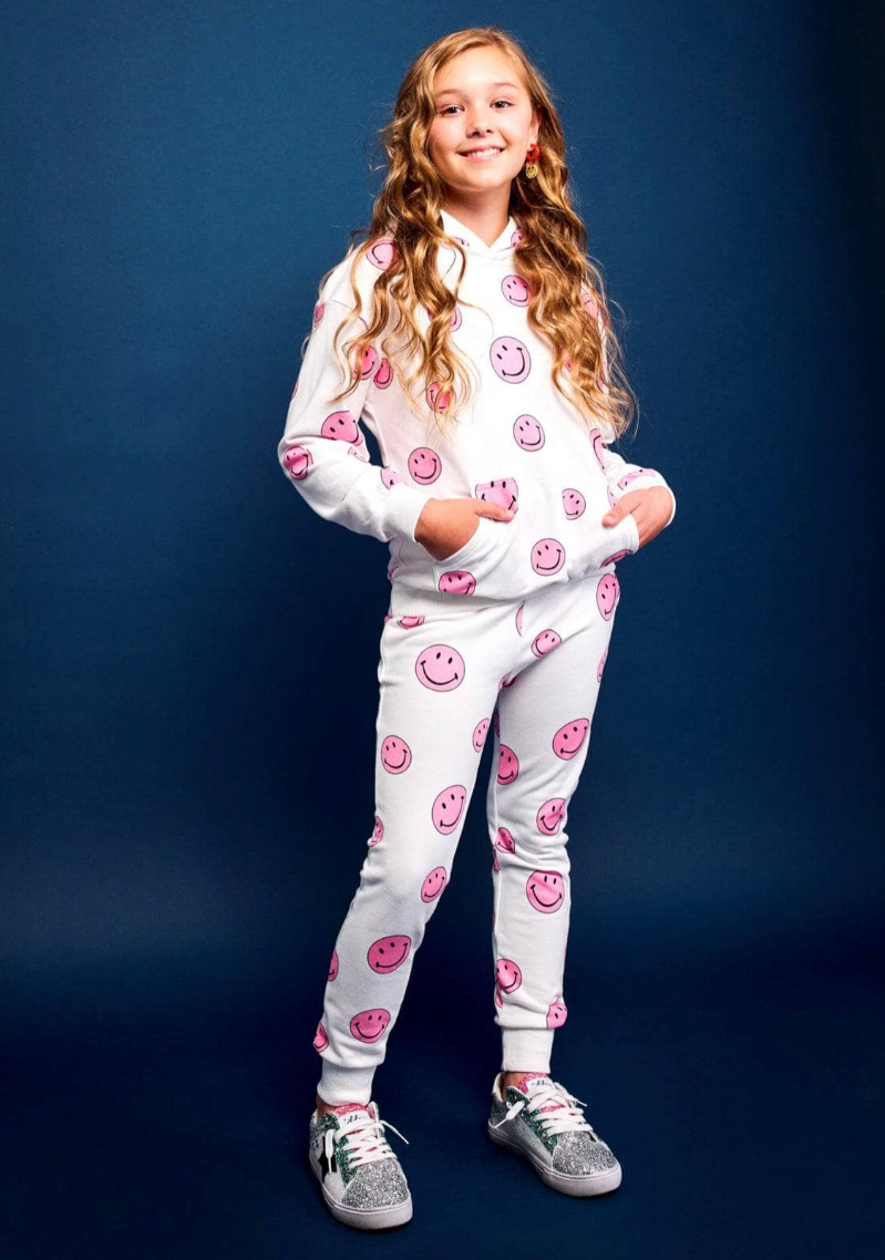 Pink Emoji Jogger