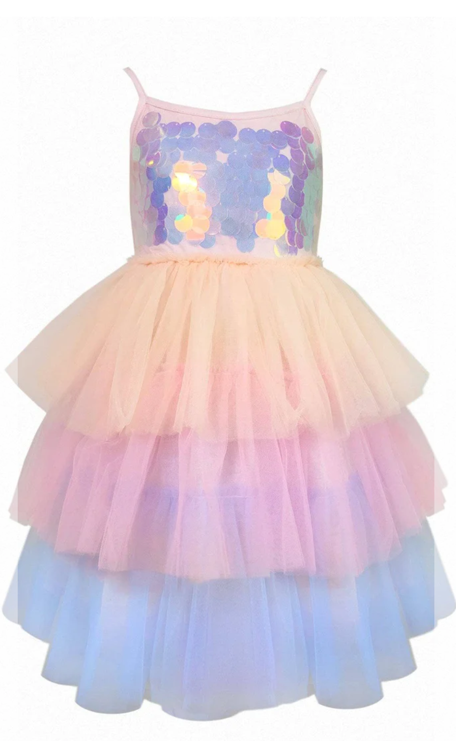 Paillette Ombre Tutu Dress