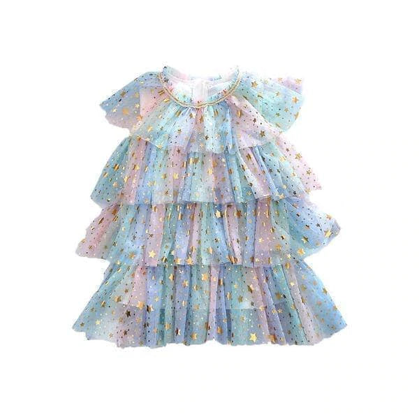 PASTEL STARS DRESS