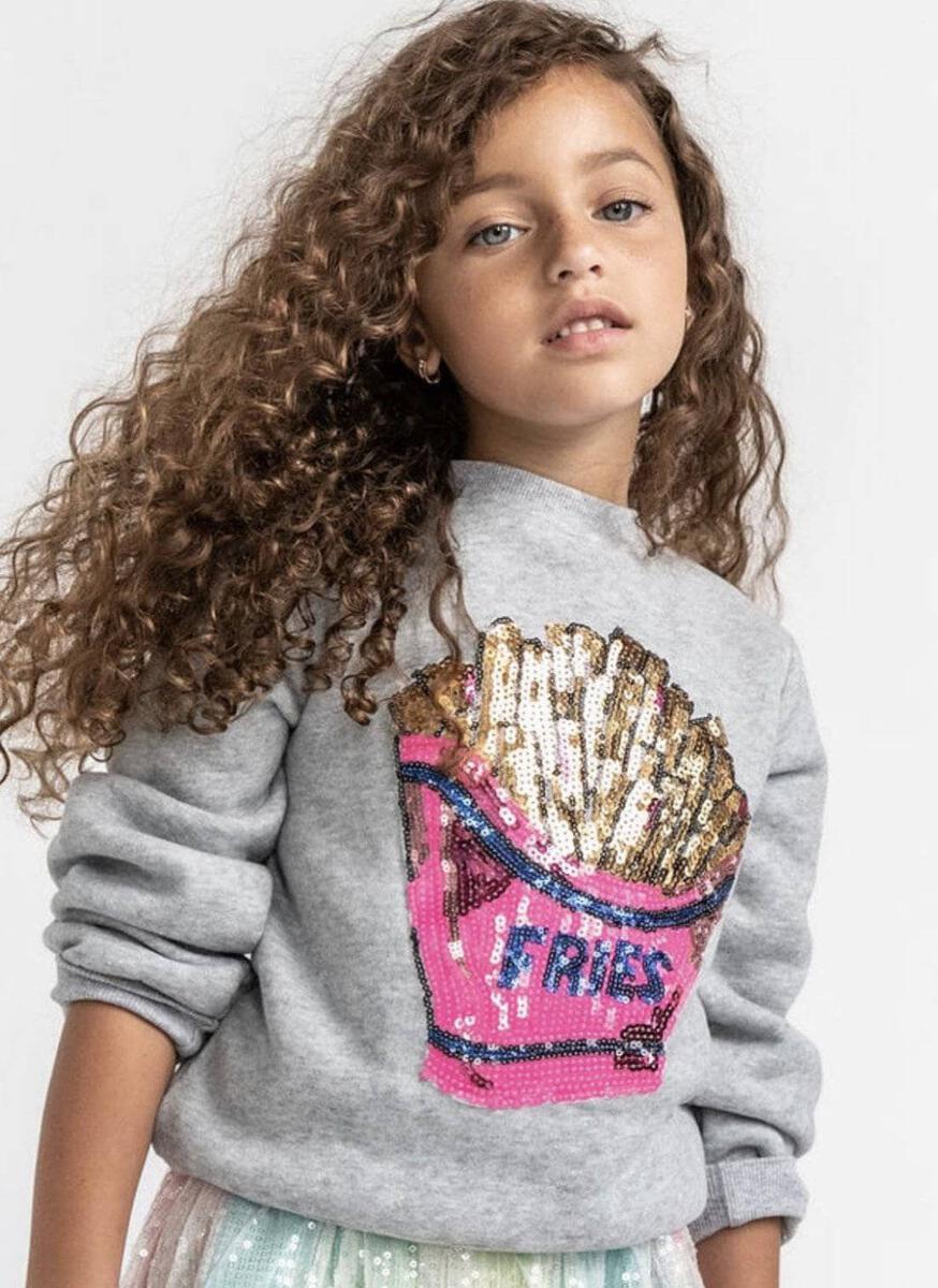 FRENCH FRIES GREY SWEATSHIRT