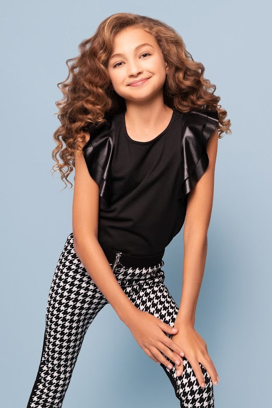 Flutter Black Top