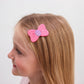 Interchangeable Rhinestone Charm Headband and Hair Clips: Chenille Rainbow/Heart/Star