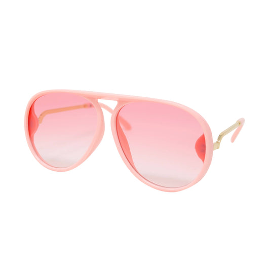 Aviator Teardrop Sunglasses: Pink