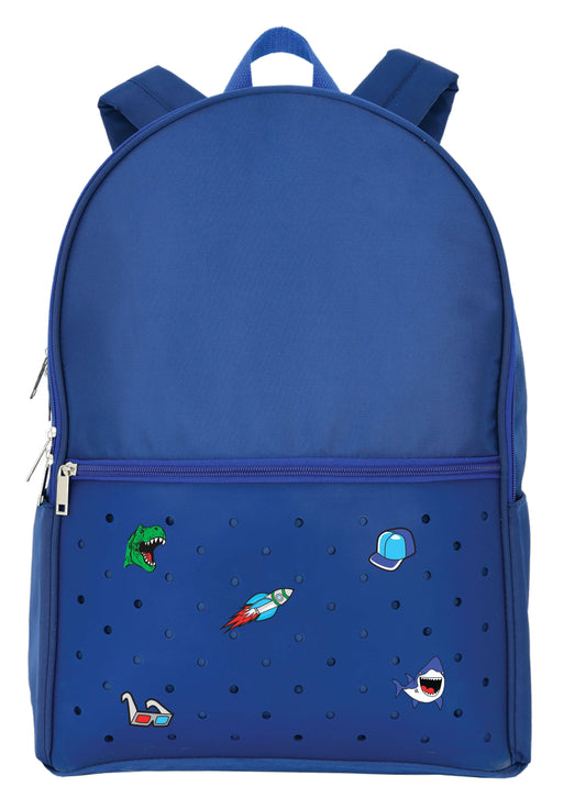 BLUE CHARMS BACKPACK