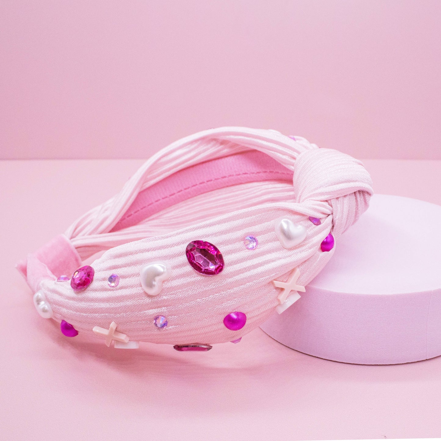 Beaded Valentine's headband