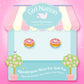 Very Berry Donut | Cutie Stud Earrings | Hypoallergenic