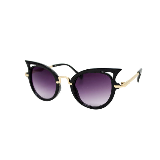 Cat Eyes Sunglasses: Black
