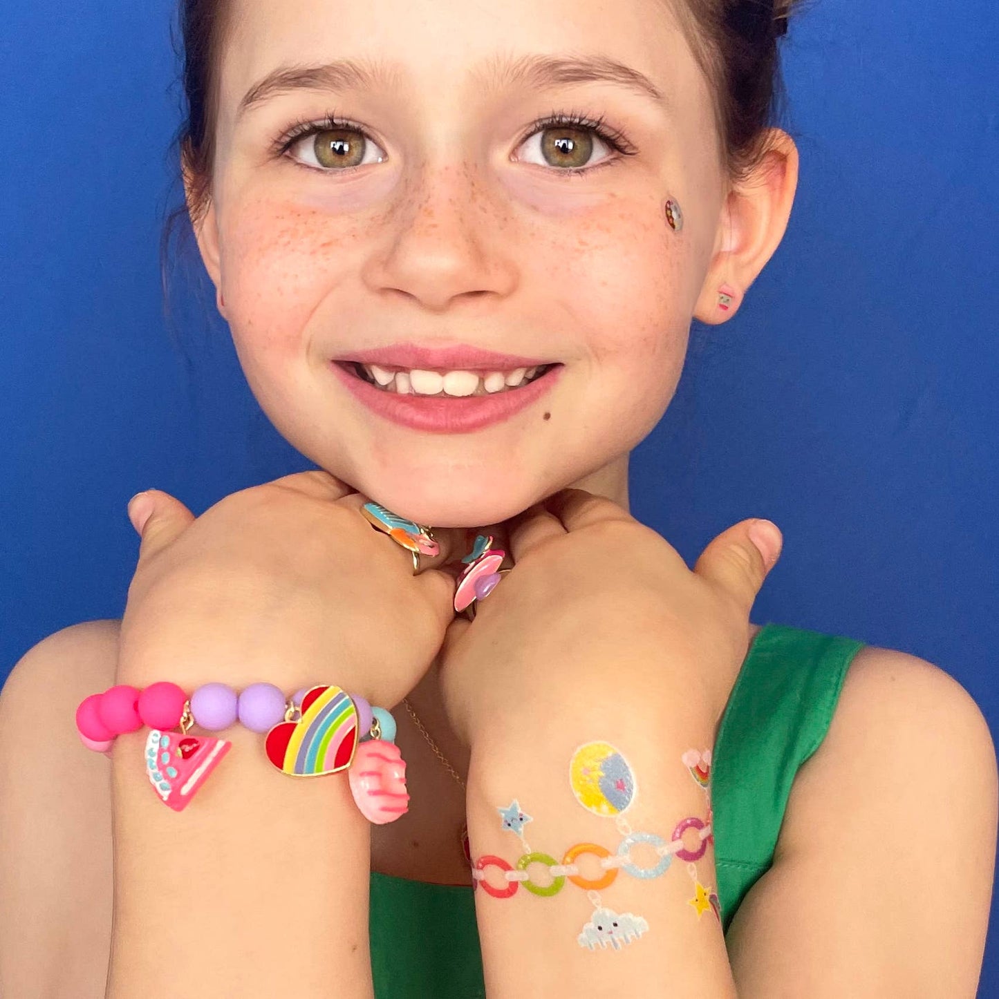 Charming Whimsy Bracelet | Rainbow Heart