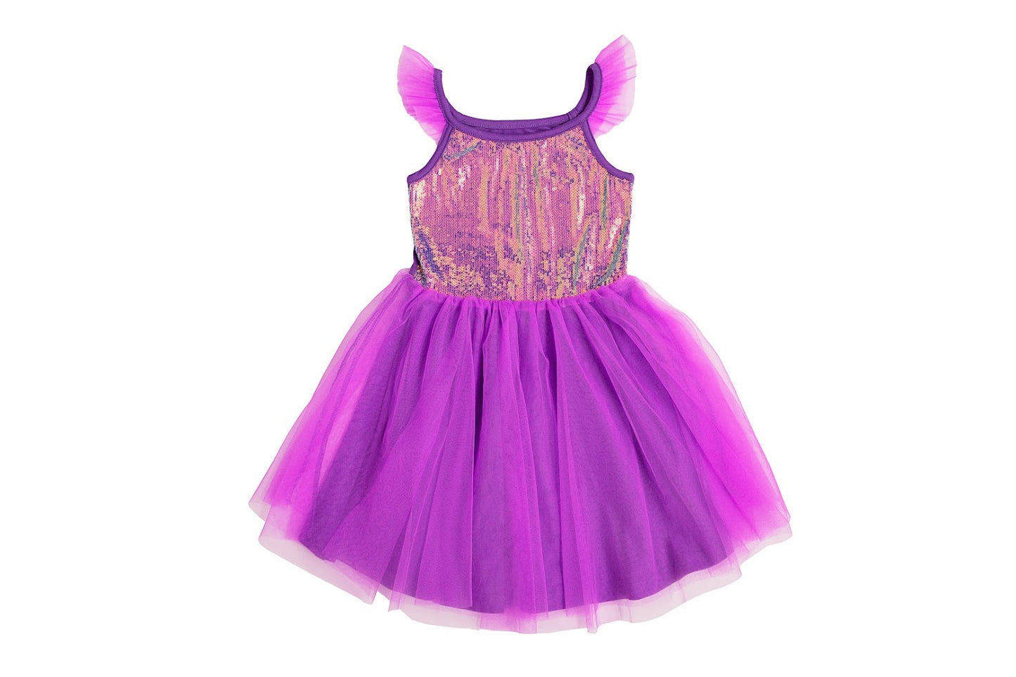 Mia NY Purple Tutu Sequin Dress