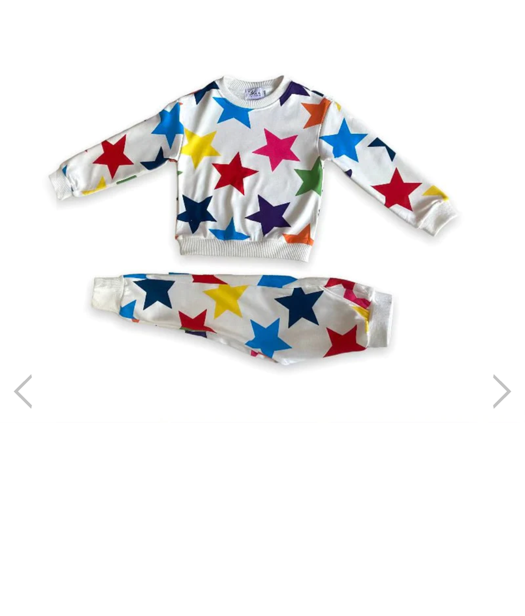 Rainbow Stars Jogger Set