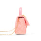 Classic Sparkle Top Handle Handbag: Bubblegum