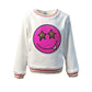 Emoji Starry Eye white Sweatshirt