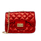 Metallic Classic Mini Purse: Red