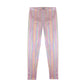 Light Pink Metallic Foiled Leggings