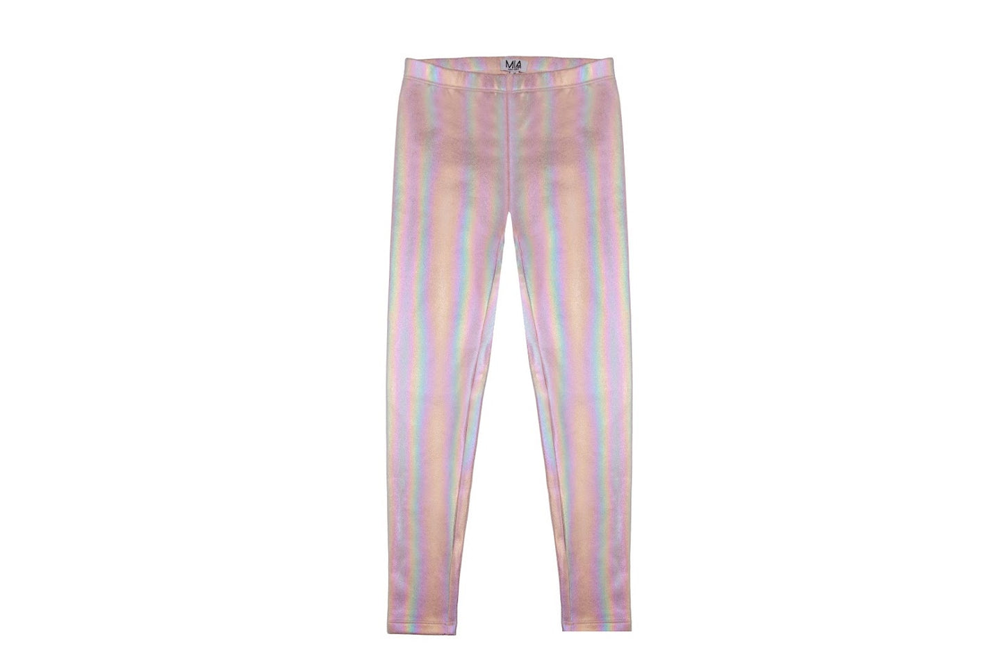 Light Pink Metallic Foiled Leggings