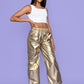 Metallic Gold Pants