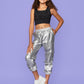 Mia New York Silver Track Pants