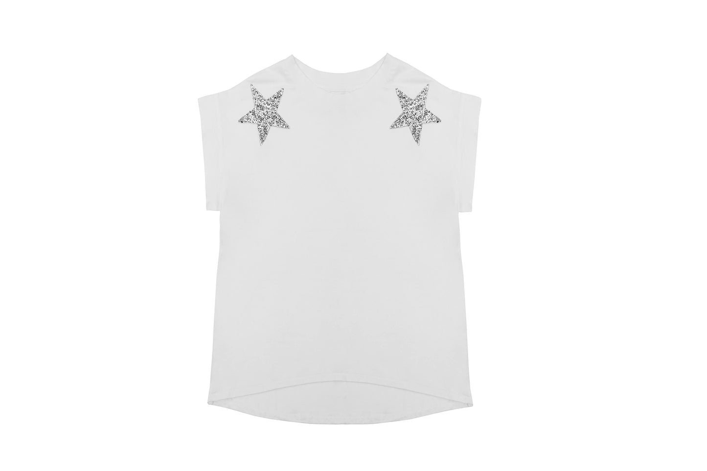 Silver Star White T-shirt