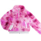 Tie Dye Fur Jacket