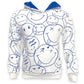 HAPPY DOODLE PLUSH LINED HOODIE