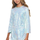 Sequin Aqua Romper