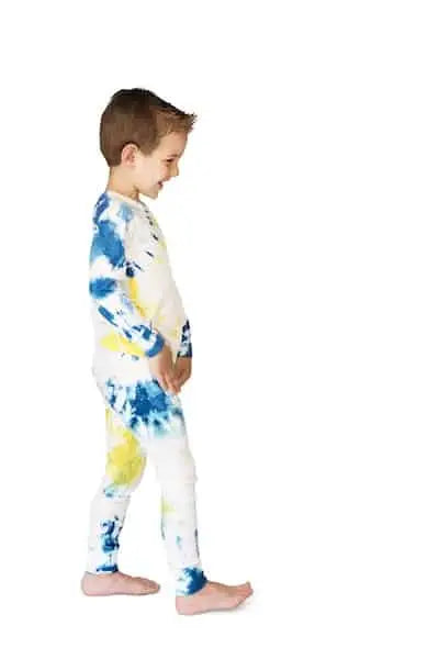 Tie Dye long John Pajamas